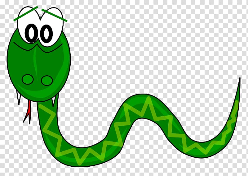 Grass snake Smooth green snake Brown tree snake , The bulk of cartoon green snake transparent background PNG clipart