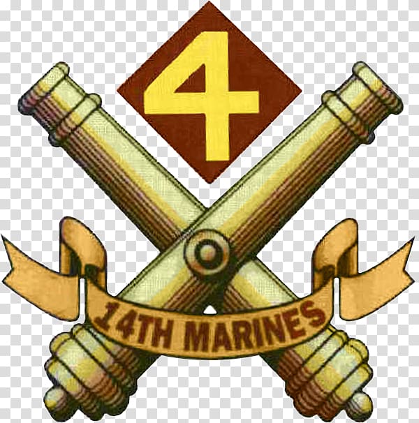 14th Marine Regiment United States Marines 4th Marine Division, 14th transparent background PNG clipart