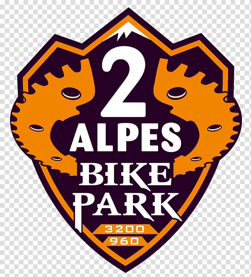 Les Deux Alpes Bikepark Vénosc Downhill mountain biking Bike park, bike parking logo transparent background PNG clipart