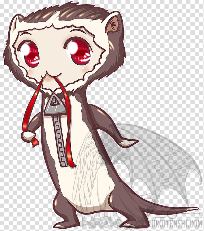 Drawing Artist Human Ferret, albino ferret drawings transparent background PNG clipart