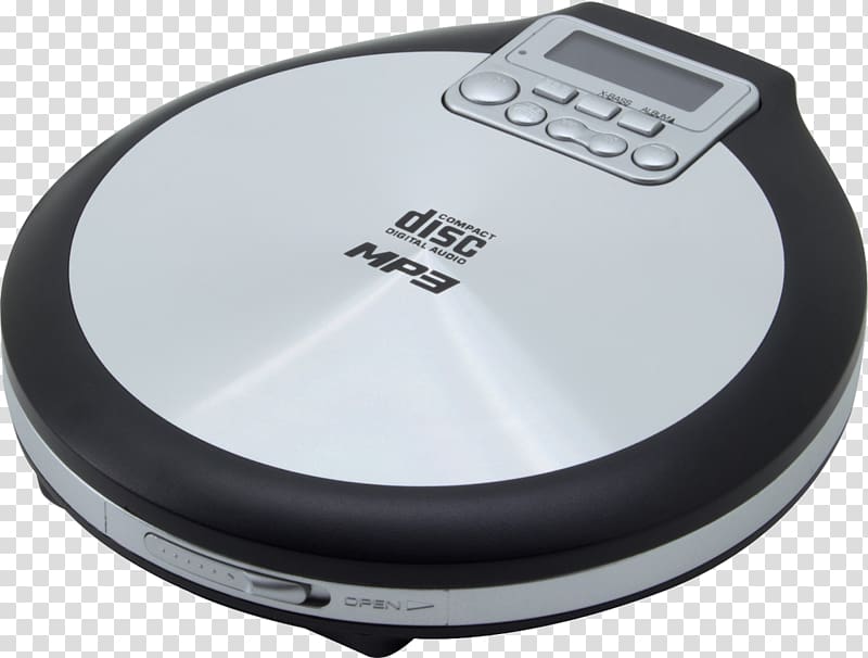 Portable CD player Discman CD-RW Compressed audio optical disc, Portable Dvd Player transparent background PNG clipart