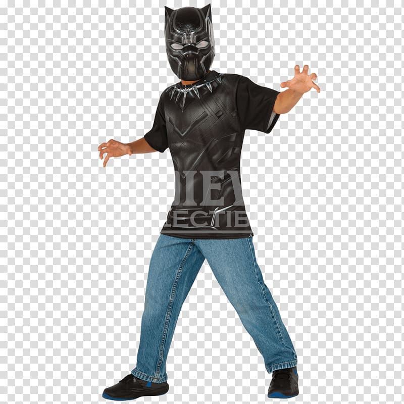 Black Panther Mask Child Costume Clothing, Marvel Masterworks Antman Giantman transparent background PNG clipart