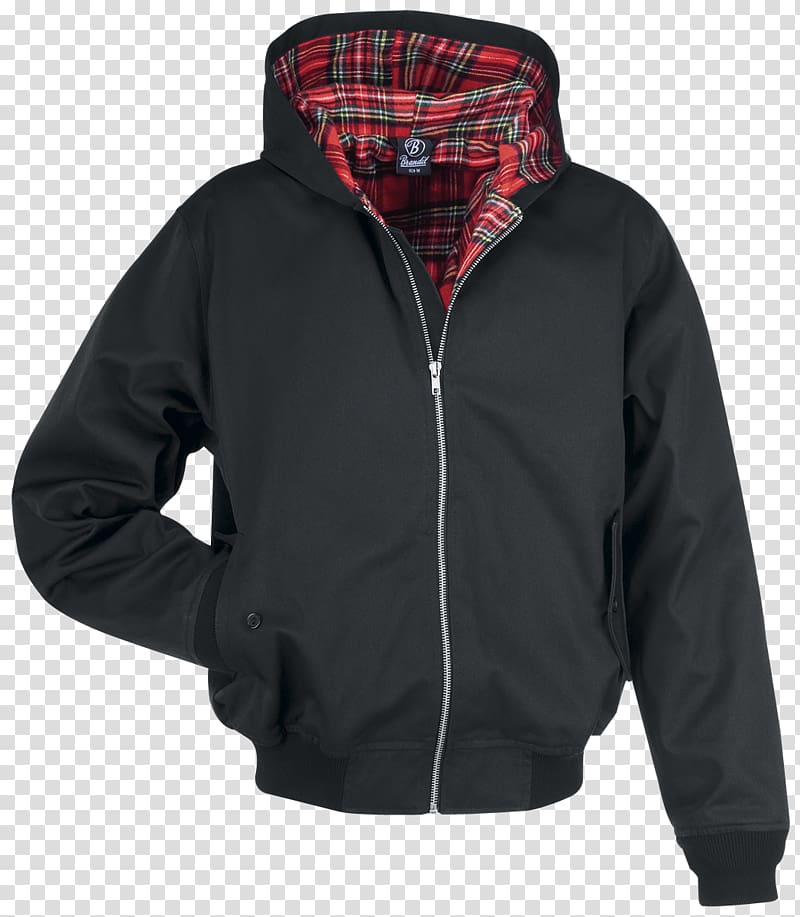 Harrington jacket Flight jacket Coat Lining, hooded transparent background PNG clipart