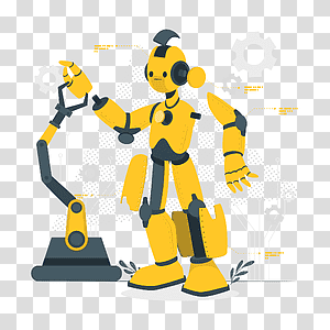illustration, Deconstructed robot, technology, innovation, robot, machine, engineering transparent background PNG clipart thumbnail