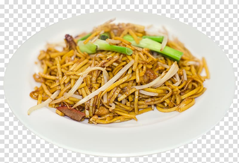 Mie goreng Fried noodles Singapore-style noodles Chow mein Yakisoba, noodles transparent background PNG clipart
