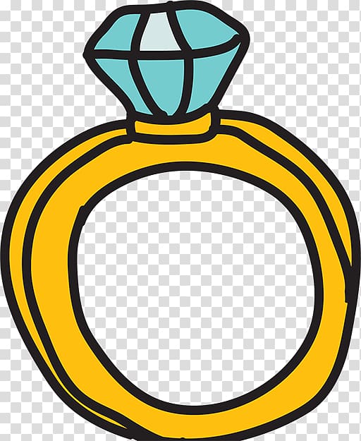 Ring Drawing Gratis, Hand-painted diamond ring transparent background PNG clipart