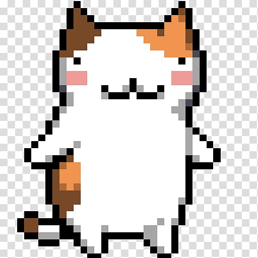 Cat Kitten Pixel art, Cat transparent background PNG clipart