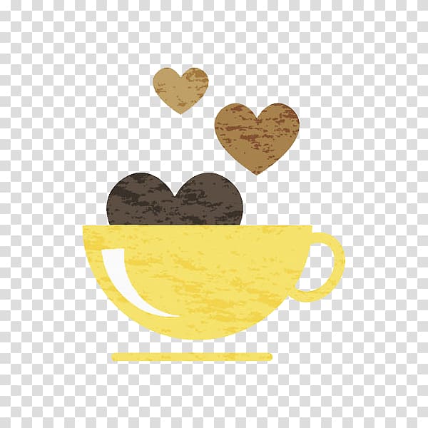 Coffee cup , Golden coffee cup transparent background PNG clipart