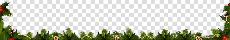 christmas tree border transparent background PNG clipart