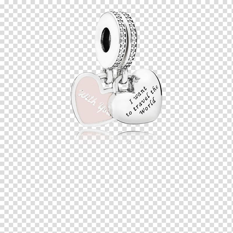 Pandora Charm bracelet Cubic zirconia Travel Charms & Pendants, pigeon dangling ring transparent background PNG clipart