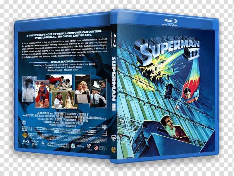 Superman Blu-ray disc Film DVD Box set, Christopher Schwarzenegger transparent background PNG clipart