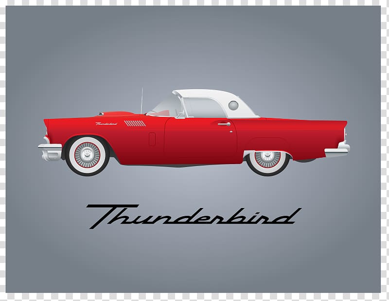Ford Thunderbird Car Ford Mustang Ford Cortina, Thunderbird Outline transparent background PNG clipart