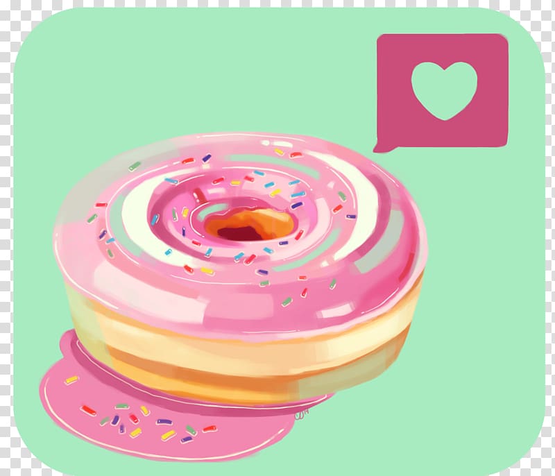 Dunkin\' Donuts Cupcake Frosting & Icing Drawing, donut transparent background PNG clipart