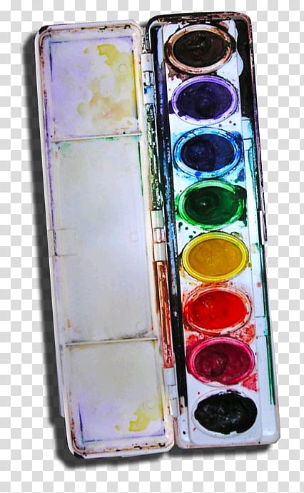 Palette Watercolor painting Paper Crayon Paintbrush, Watercolor Palette transparent background PNG clipart