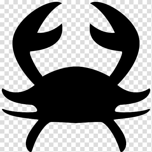 Crab Cancer Silhouette , crab transparent background PNG clipart