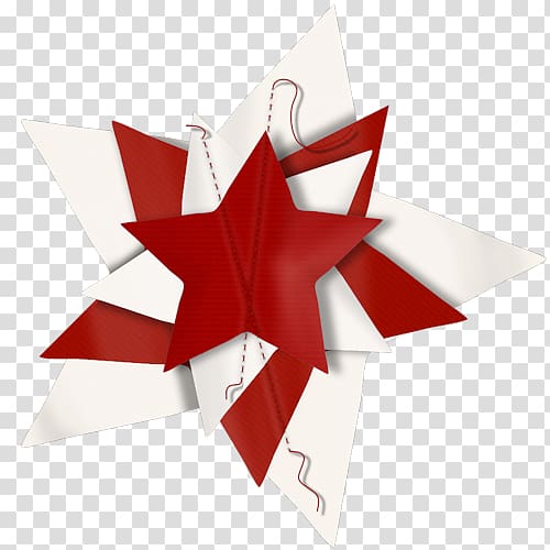 Christmas Pentagram Five-pointed star, Creative Christmas pentagram transparent background PNG clipart