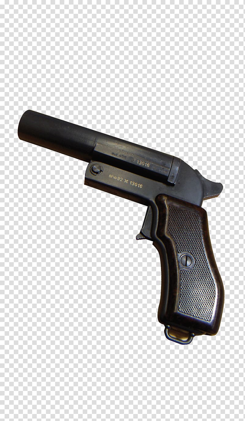 Flare gun Pistol Caliber Signal, pistol transparent background PNG clipart