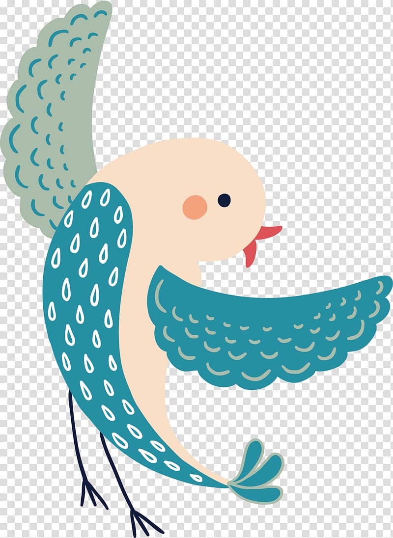 Eurasian Magpie Bird Cartoon Illustration, Singing cartoon bird transparent background PNG clipart