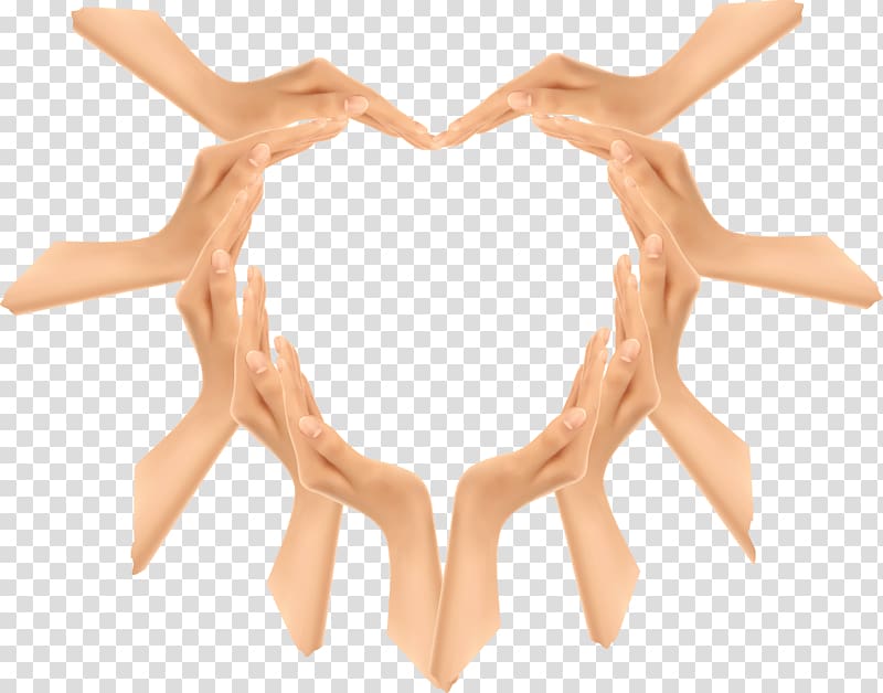 Hand heart Hand heart Drawing, Heart gesture transparent background PNG clipart