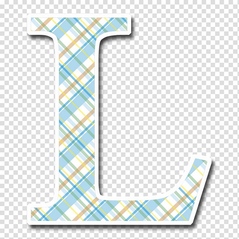 Letter Alphabet Tartan Initial, Letter L transparent background PNG clipart