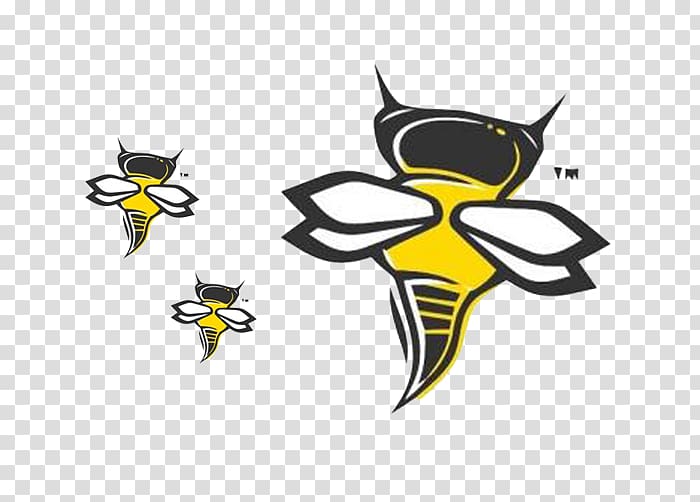 Western honey bee Logo Queen bee, Bee Creative transparent background PNG clipart