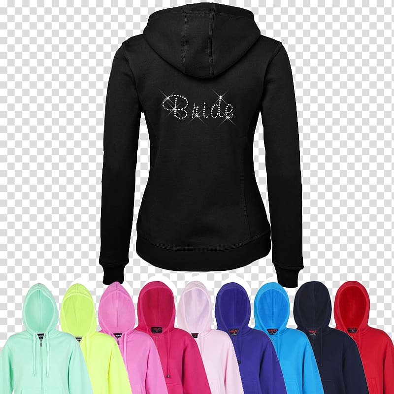 Hoodie T-shirt Bridesmaid Bachelorette party, T-shirt transparent background PNG clipart