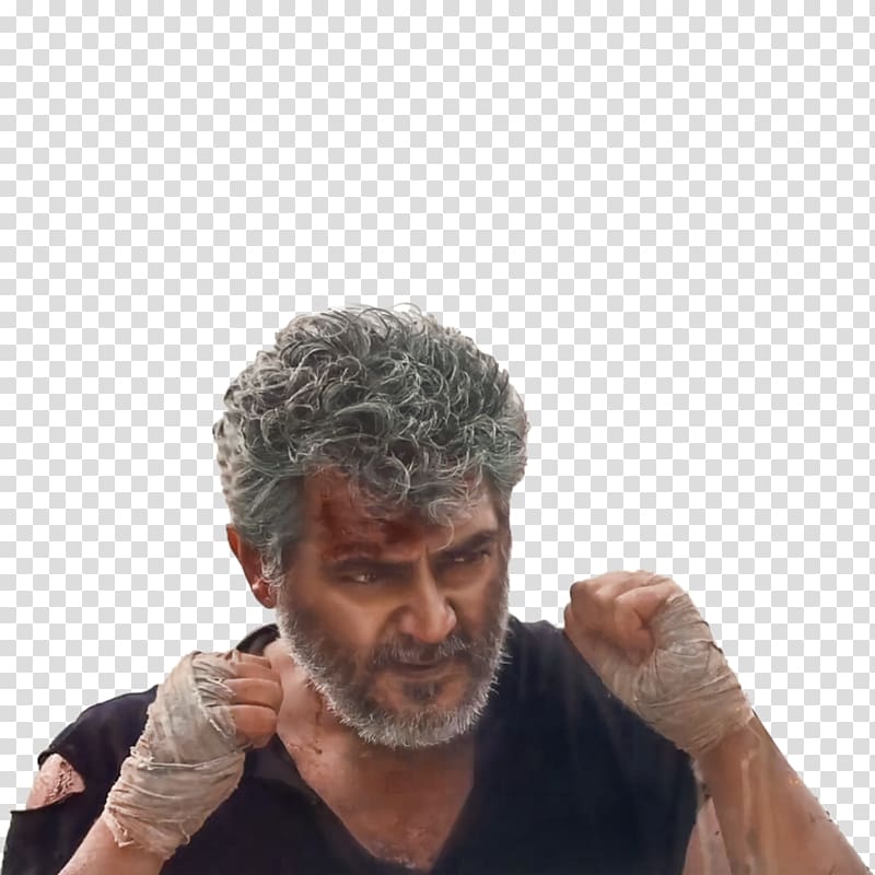 man in black V-neck T-shirt, Ajith Kumar Viswasam YouTube Tamil Thalai Viduthalai, youtube transparent background PNG clipart