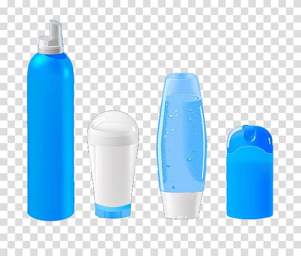 Cosmetics Water bottle Personal care, Blue water emulsion cosmetic milk transparent background PNG clipart