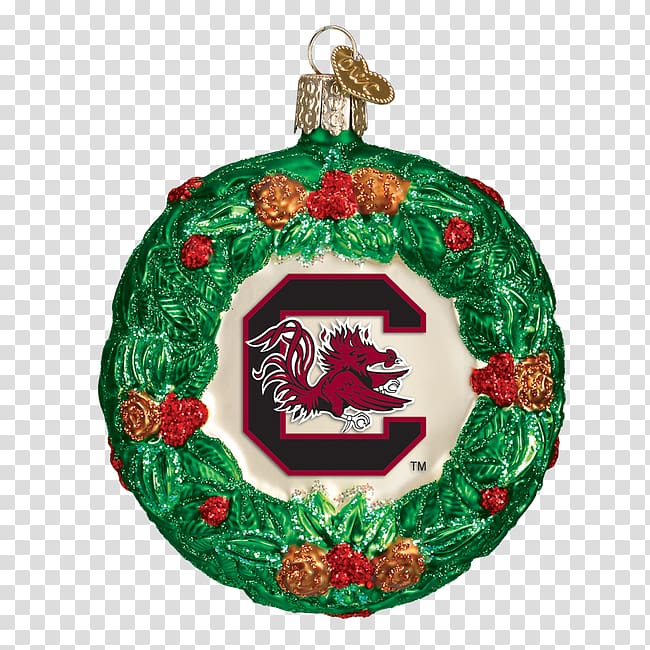Christmas ornament Virginia Tech Hokies Purdue Boilermakers men\'s basketball College, arrow wreath transparent background PNG clipart