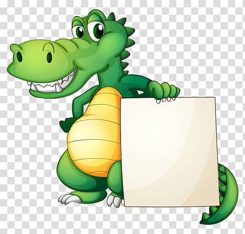 crocodile placards transparent background PNG clipart