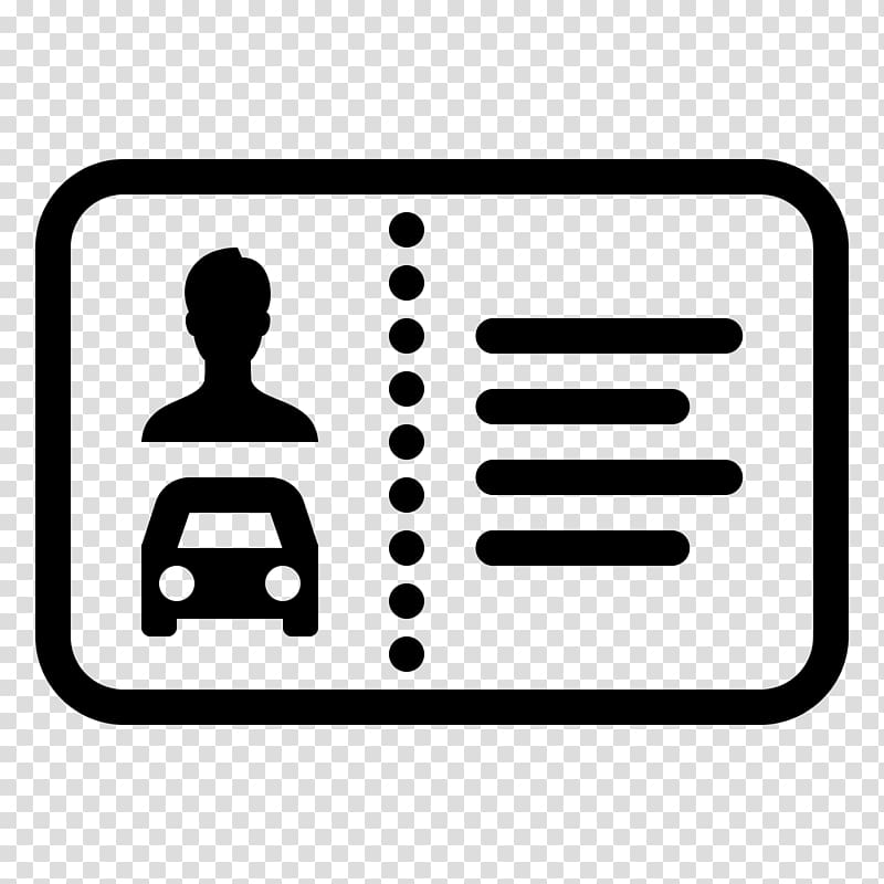 identification card , Car Computer Icons Driver\'s license Driving, license transparent background PNG clipart