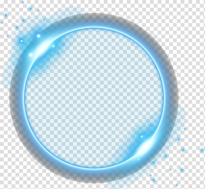 blue circle halo transparent background PNG clipart