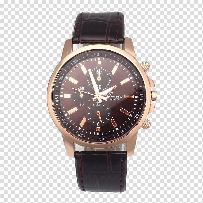 Watch strap Leather Fashion Quartz clock, do not pay attention to public health transparent background PNG clipart
