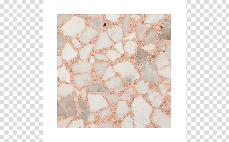 Terrazzo Marble Tile Flooring, Coral stone transparent background PNG clipart