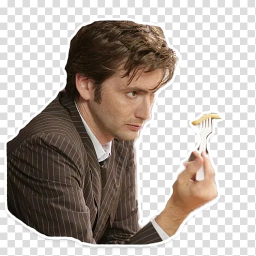 David Tennant Doctor Who: The Official Cookbook Tenth Doctor Literary cookbook, dr who transparent background PNG clipart