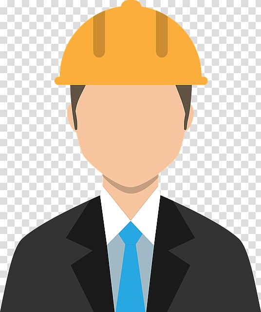 Construction management Project manager Project management, person with helmut transparent background PNG clipart