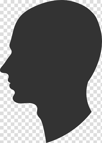 Silhouette Face , Profile Silhouette transparent background PNG clipart