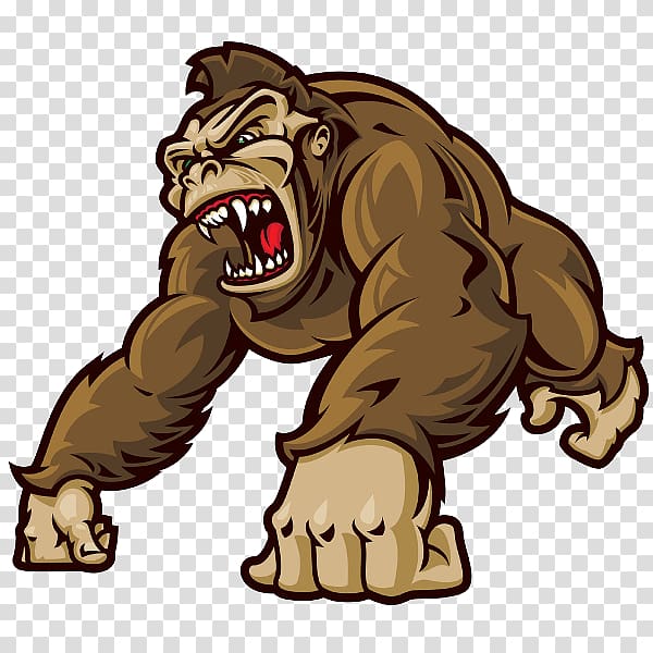 Western gorilla Ape Gorilla Grodd Primate, Animation transparent background PNG clipart