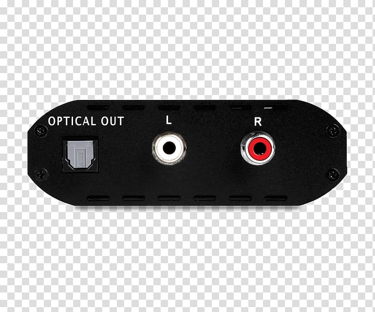 Digital audio Digital-to-analog converter TOSLINK Audio signal Audio converter, USB transparent background PNG clipart