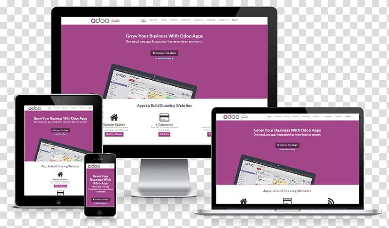 Responsive web design Web development Bootstrap, website transparent background PNG clipart