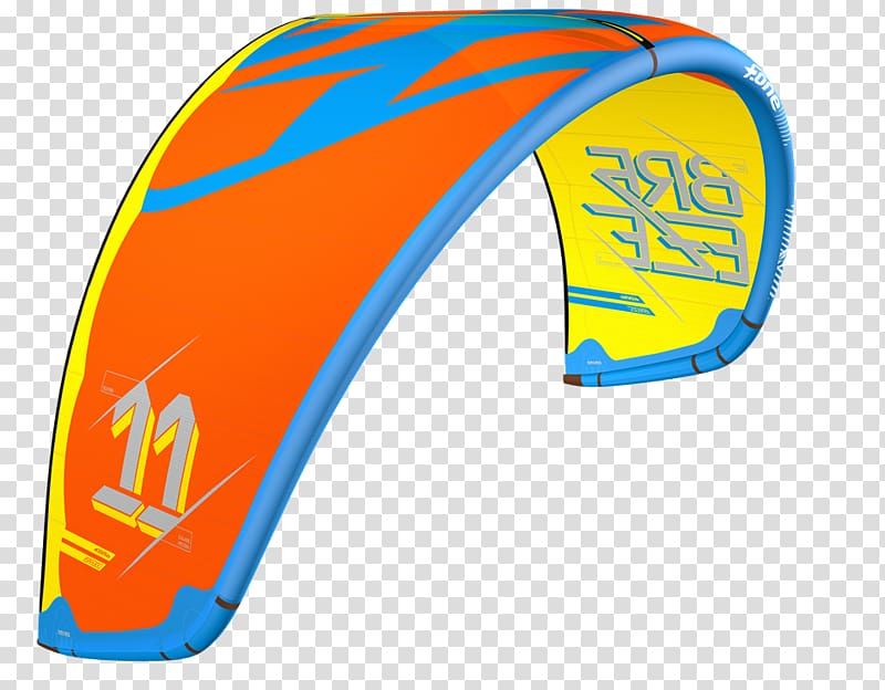 Kitesurfing Aile de kite Wind, yellow kite transparent background PNG clipart