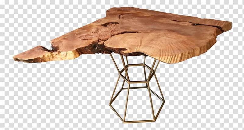 Coffee Tables Burl Live edge Furniture, sofa coffee table transparent background PNG clipart