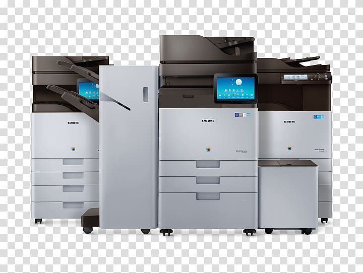 Multi-function printer copier HP Inc. Samsung MultiXpress SL-K7400LX, printer transparent background PNG clipart