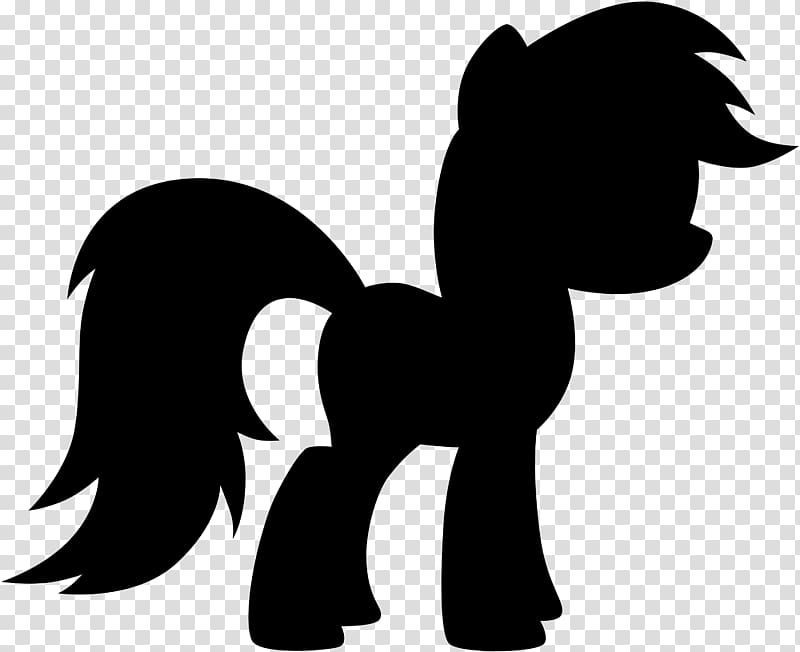 My Little Pony YouTube Rarity Silhouette, sillhouette transparent background PNG clipart