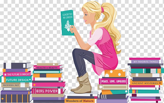 Barbie Book Reading Greeting & Note Cards , barbie transparent background PNG clipart