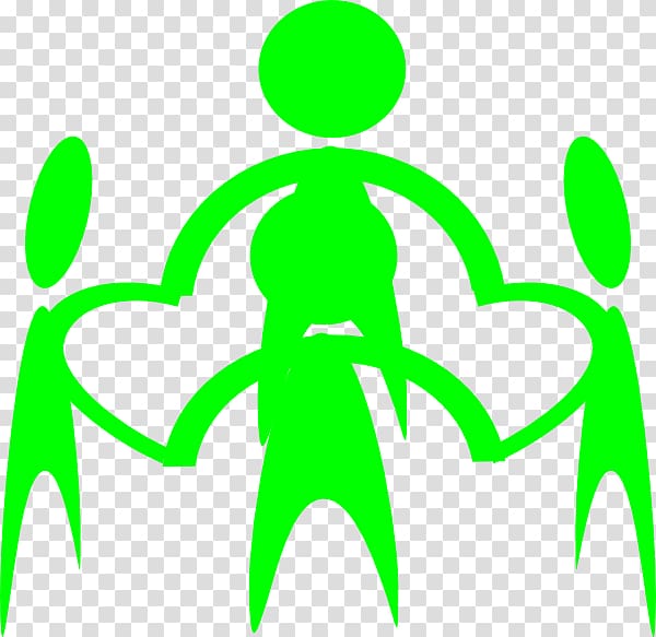 Drawing Cartoon Holding hands , green people transparent background PNG clipart