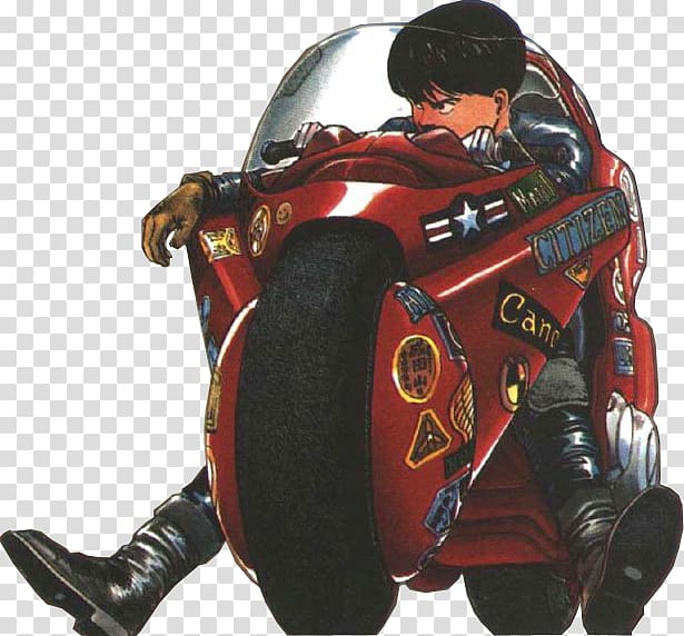 Shotaro Kaneda Motorcycle Manga Tetsuo Shima Anime, Kaneda akira transparent background PNG clipart