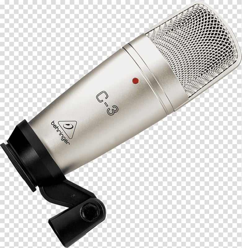 Microphone BEHRINGER C-3 Recording studio Diaphragm, microphone transparent background PNG clipart