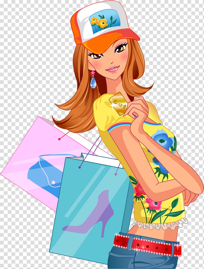 Shopping Mall Girl, Dress Up & Style Game Barbie Girly girl, fashion girl transparent background PNG clipart