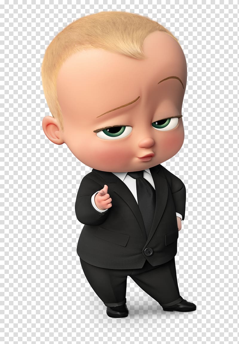 illustration of baby wearing black suit, Marla Frazee The Boss Baby How to Be a Boss The Bossier Baby Infant, the boss baby transparent background PNG clipart